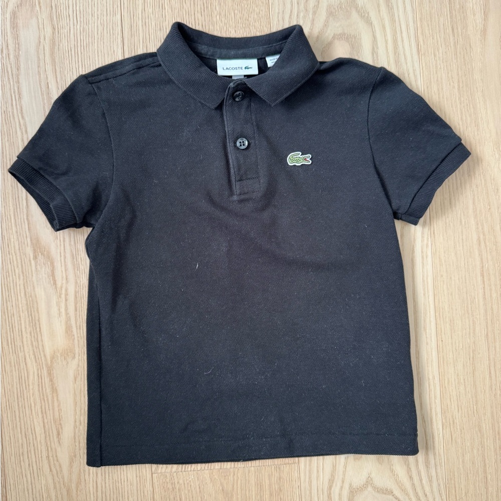 Lacoste - Black Polo Shirt Classic Piqué Knit